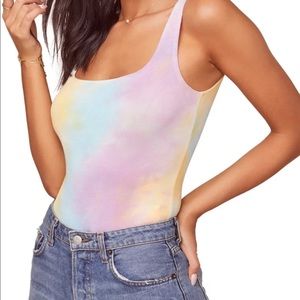 Tie dye bodysuit NWOT